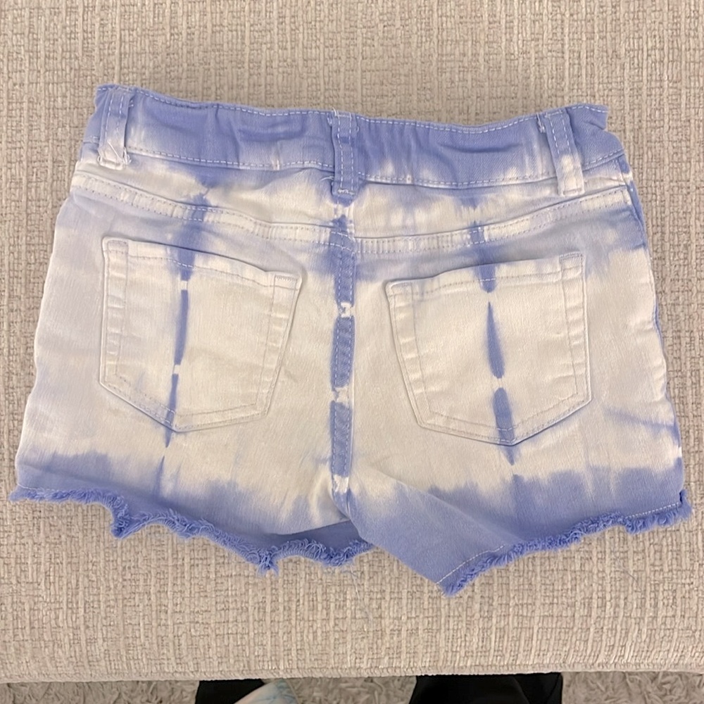 Cat & Jack Jean Shorts Purple/White Size M (7-8) - Picture 2 of 6